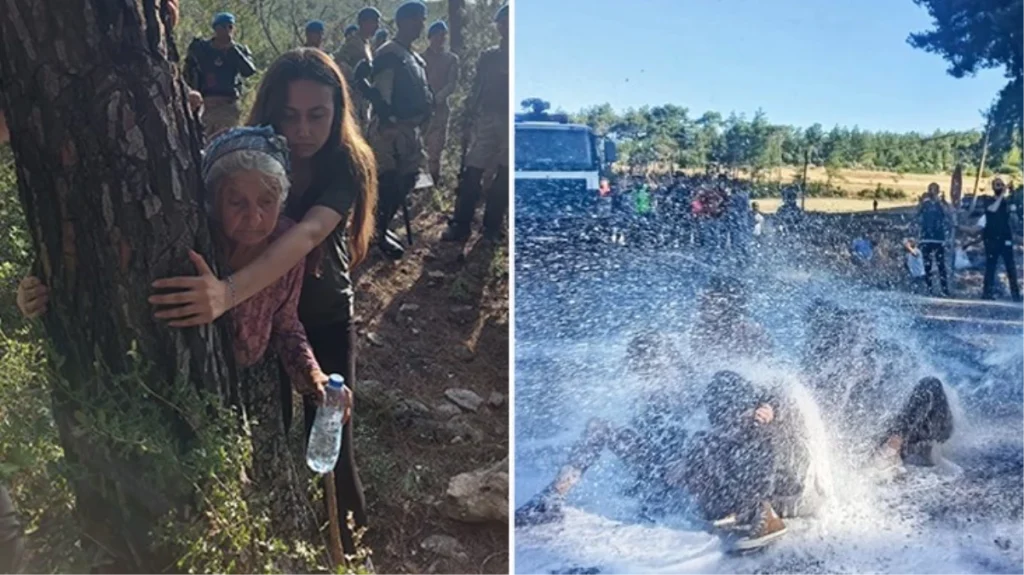 Akbelen’de ağaç kesim işlemleri sona erdi! İşte protestolardan geriye kalan fotoğraflar