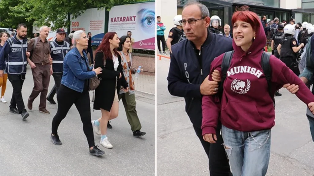 Eskişehir’de izinsiz LGBTİ yürüyüşüne polis müdahalesi: 18 gözaltı