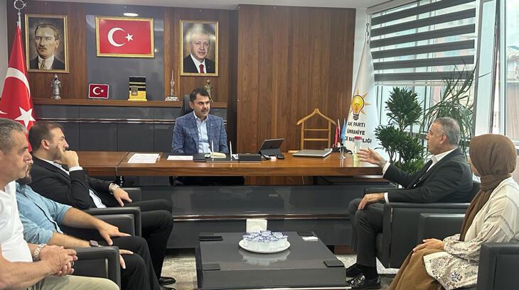Murat Kurum AK Parti İlçe Başkanlığı’nı ziyaret etti