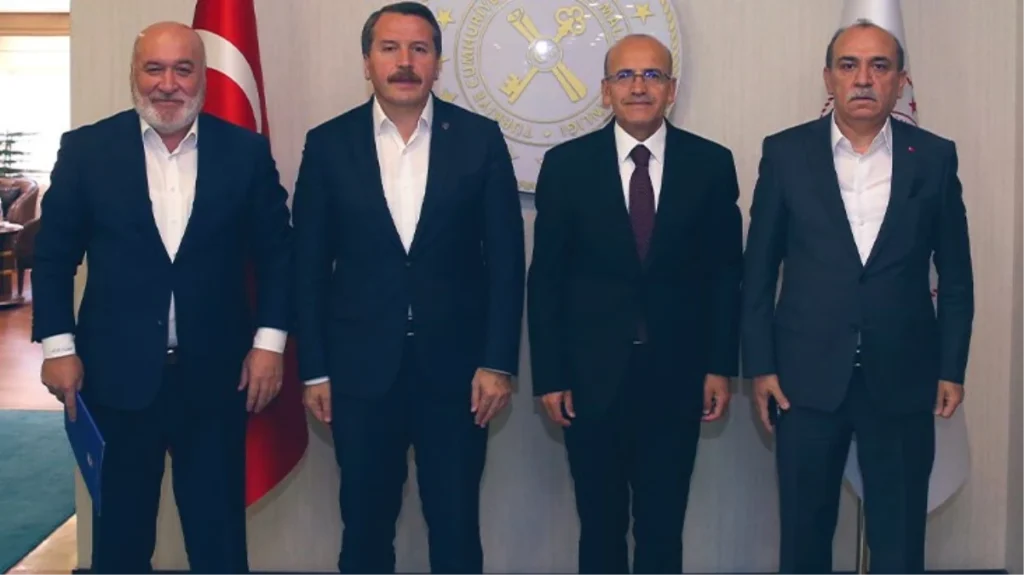 Memur ve memur emeklisinin merakla beklediği toplu sözleşme görüşmeleri öncesi Memur-Sen’den Bakan Şimşek’e ziyaret