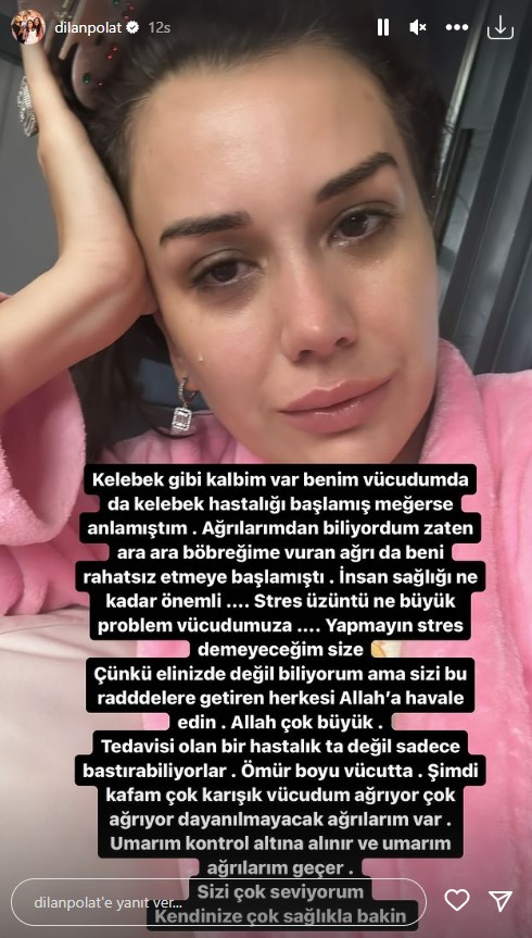 Dilan Polat, Lupus hastalığına yakalandı