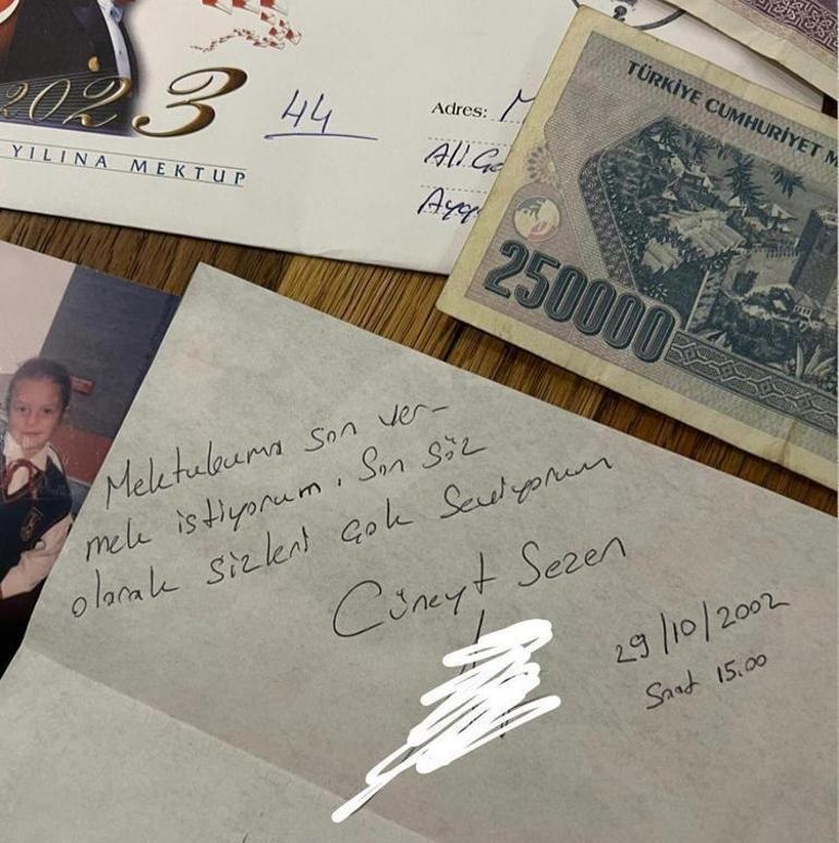 Melis Sezen’e babasından 21 yıl sonra mektup! 'Hayatımın en özel hediyesi'