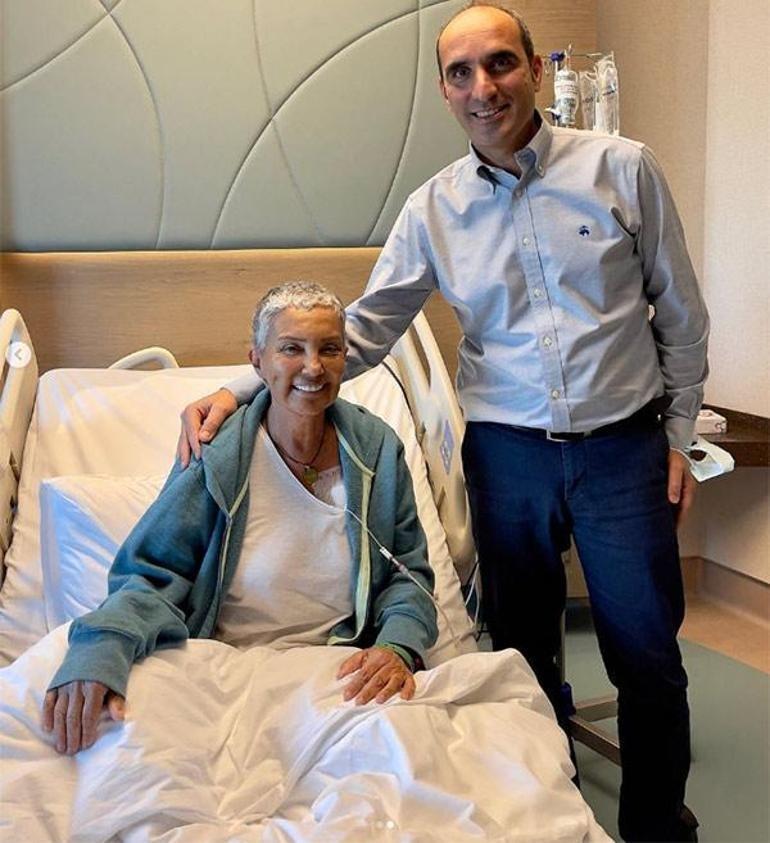 Kanser tedavisi gören Bahar Öztan ve oryantal Tanyeli hastanede buluştu!