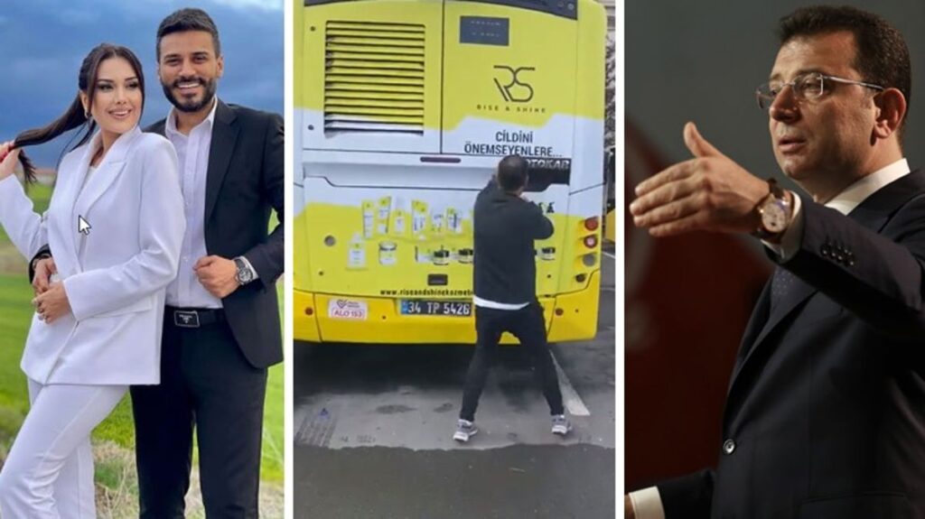 İBB, Dilan Polat’a ait markanın reklamlarını otobüslerden söktü