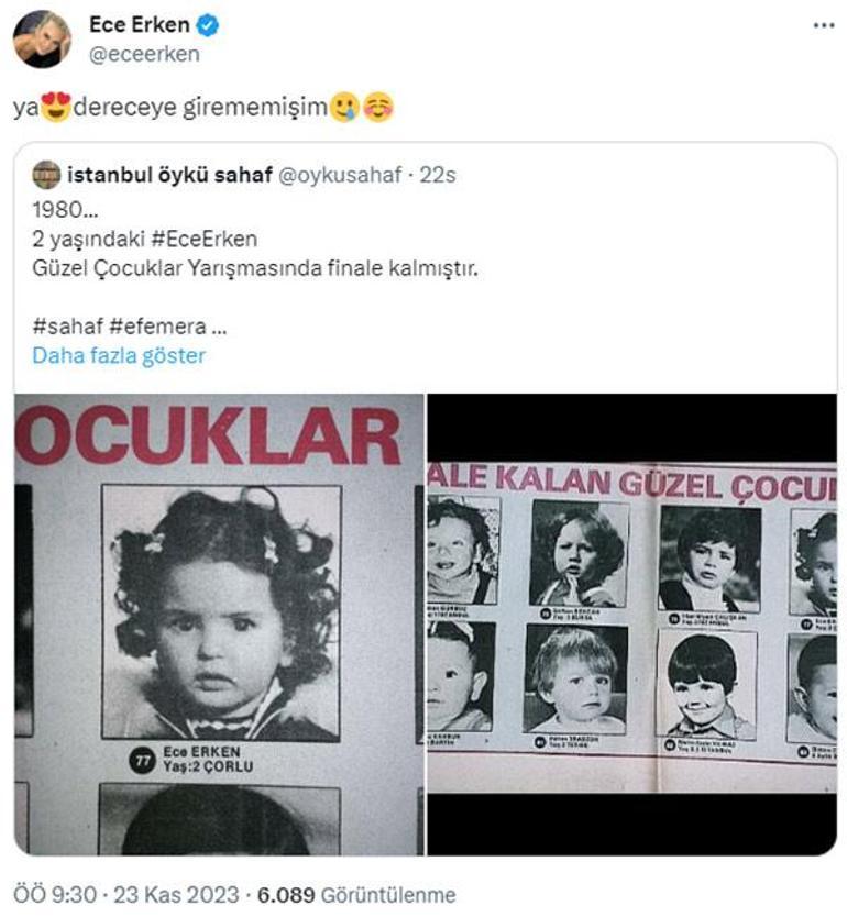 Ece Erken'i duygulandıran fotoğraf! 'Dereceye girememişim'