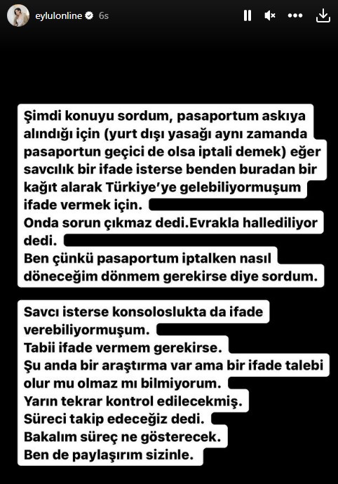 Polat operasyonundan sonra hakkında soruşturma açılan fenomen Eylül Öztürk: Demek ki sona yaklaşıyoruz