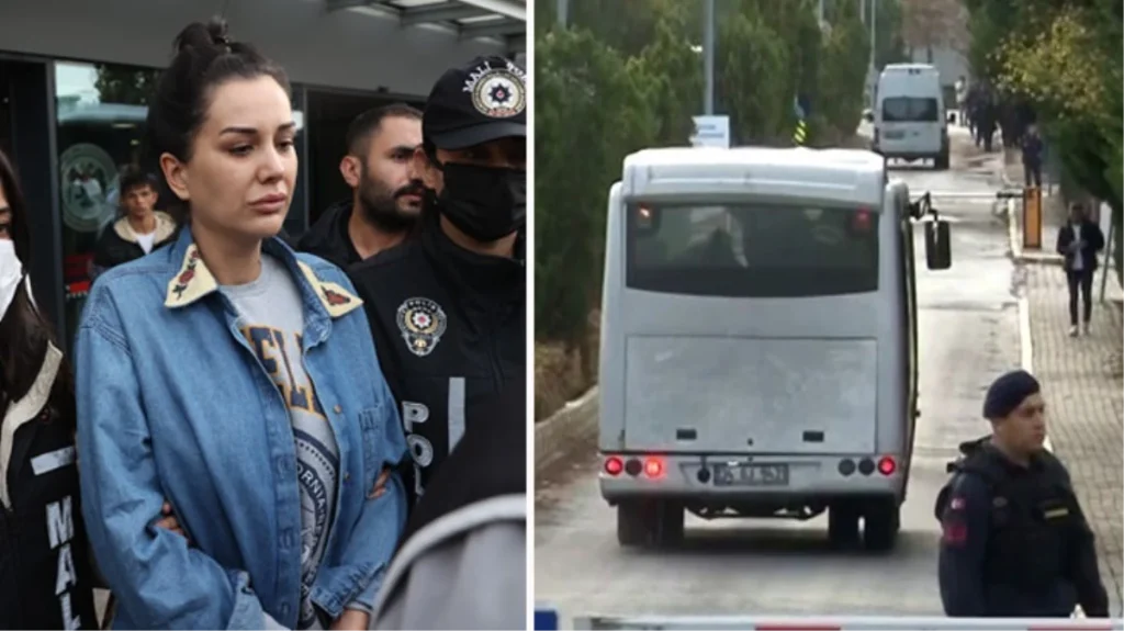 Dilan Polat ve Sıla Doğu polisler eşliğinde Marmara Cezaevi’ne getirildi