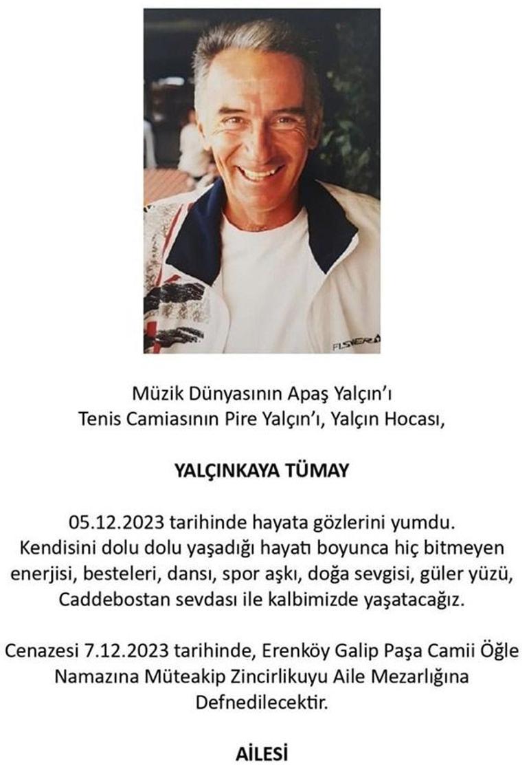 Apaşlar'ın gitaristi Yalçınkaya Tümay hayatını kaybetti!