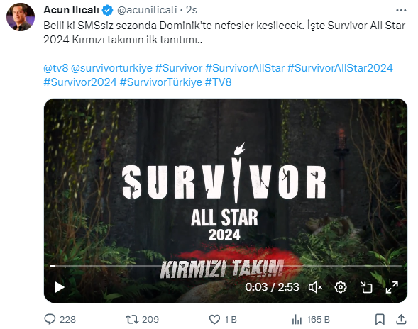 Survivor All Star 2024 tanıtımı yayınlandı! İddialı sloganlar fragmana damga vurdu