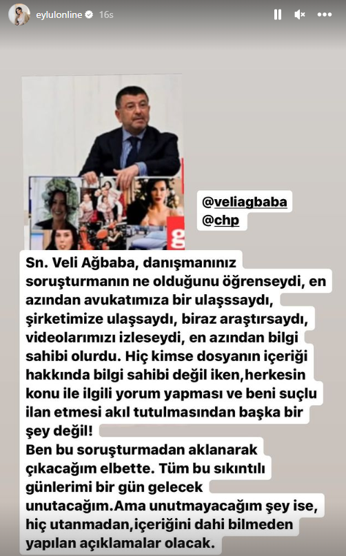 Eylül Öztürk, Veli Ağbaba'nın Meclis kürsüsündeki sözlerine veryansın etti: Araştırma yapmaktan acizsiniz