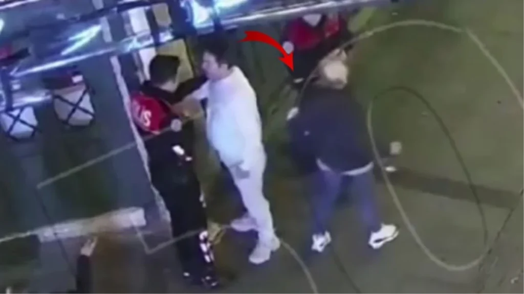 Atilla Taş ve eşinin polise saldırdığı anlara ait güvenlik kamera görüntüleri ortaya çıktı