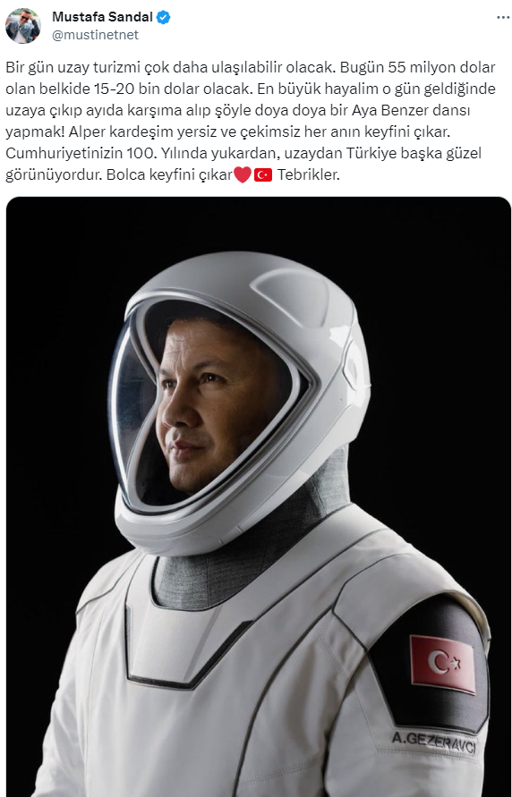 Türkiye'nin ilk astronotu Alper Gezeravcı'ya kayıtsız kalmadılar! Cem Yılmaz'dan G.O.R.A göndermesi