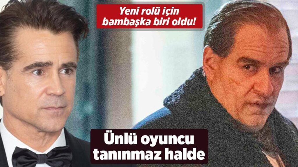 Ünlü oyuncu ‘Penguen’ karakteri için bambaşka biri oldu!