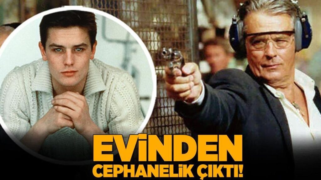 Alain Delon’un evinden cephanelik çıktı!