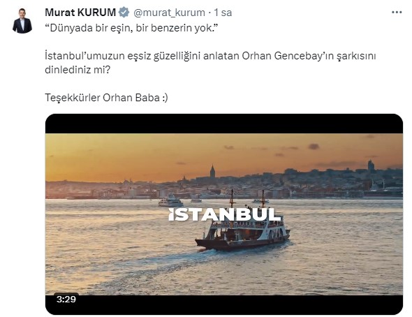 Orhan Gencebay, İBB Başkan Adayı Murat Kurum için şarkı besteledi