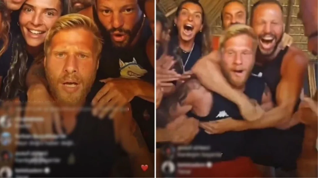 Survivor’da baba olacağını öğrenen Yunus Emre sevinçten havalara uçtu