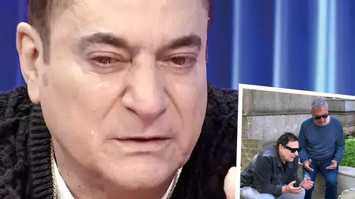 Mehmet Ali Erbil ve abisinin mezarlık ziyareti