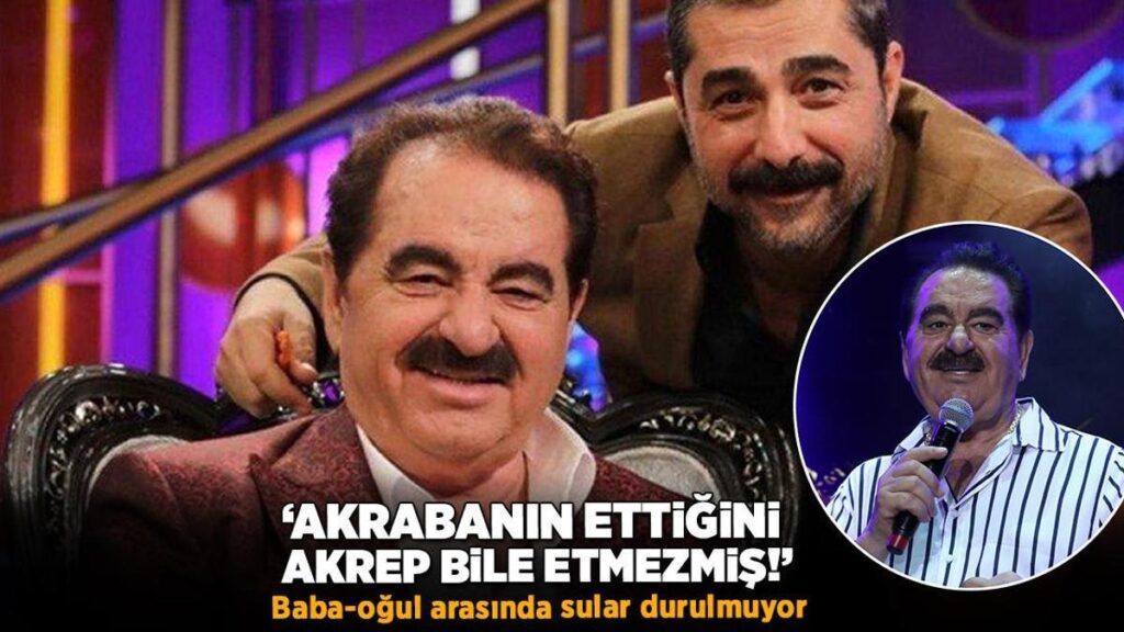 İbrahim Tatlıses’ten oğlu Ahmet Tatlıses’e ‘akrep’ göndermesi!
