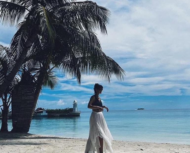 Pınar Deniz-Kaan Yıldırım çifti Maldivler tatilinde!