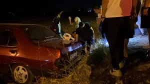 Bursa’da kayınbaba ve damat kavgası: Aracı kaçırıp tarlaya uçtu!