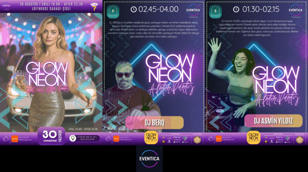 30 Ağustos’ta İzmir’de Neon Işıklarla Kutlama: Glow Neon After Party