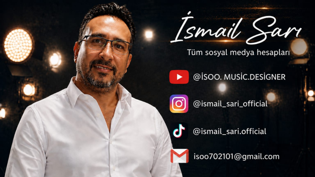 İSMAİL SARI (İSOO) YAPAY ZEKÂ DESTEKLİ MÜZİK ÇALIŞMALARIYLA DİJİTAL SAHNEDE