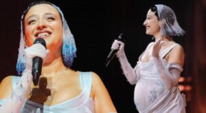 Melike Şahin’den Harbiye’de duygusal veda: “Oğlum karnımda son konserim”