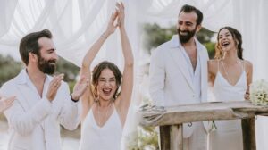 Hira Koyuncuoğlu ve Baran Sulhan evlendi! Düğünden ilk kareler