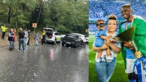 Osimhen’in hamile sevgilisi Stefanie Kim Ladewig kaza yaptı
